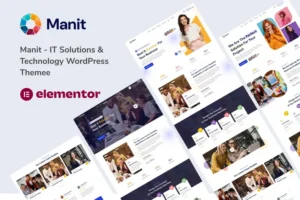 Mua Manit - IT Solutions & Technology WordPress Theme giá rẻ