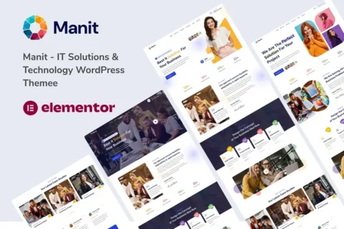 Mua Manit - IT Solutions & Technology WordPress Theme giá rẻ