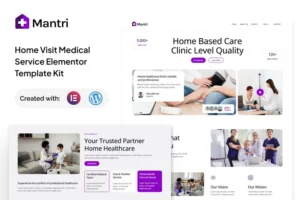 Mua Mantri - Home Visit Medical Service Elementor Template Kit giá rẻ