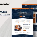 Manufec – Manufacturing & Industrial Elementor Template Kit