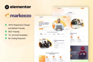 Mua Markeezo - SEO & Digital Marketing Agency Elementor Template Kit giá rẻ