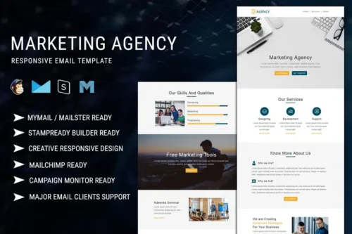 Mua Marketing Agency - Responsive Email Template giá rẻ