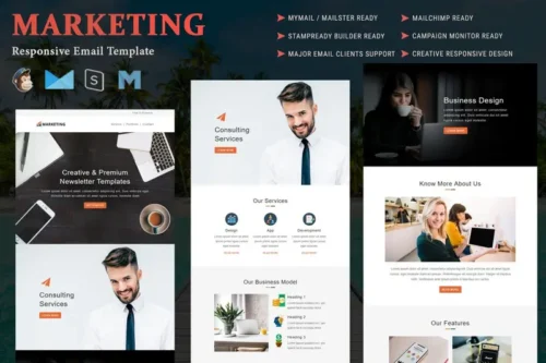 Mua Marketing - Multipurpose Responsive Email Template giá rẻ