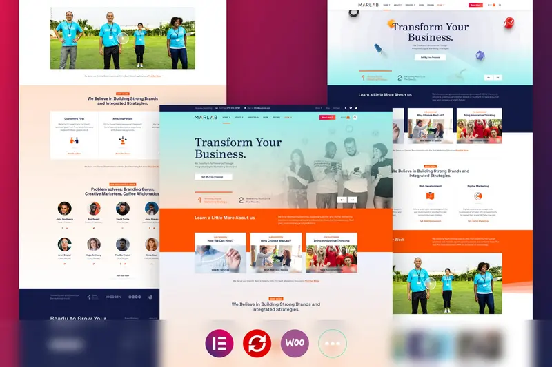Mua MarLab – Digital Solutions WordPress Theme giá rẻ