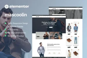 Mua Mascoolin - Fashion Store Elementor Template Kit giá rẻ