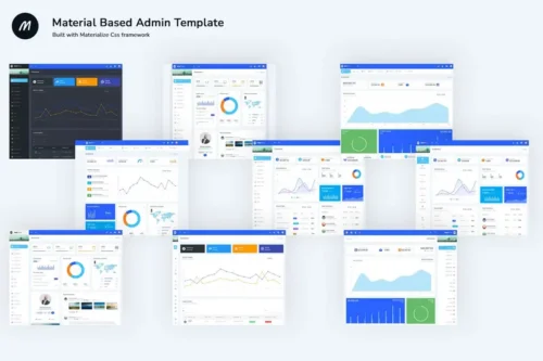 Mua MatPress - Materialize Admin Template giá rẻ