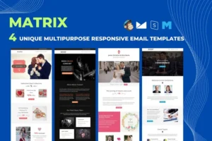 Mua Matrix - Multipurpose Responsive Email Templates giá rẻ