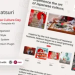 Matsuri – Japanese Culture Day Elementor Template Kit