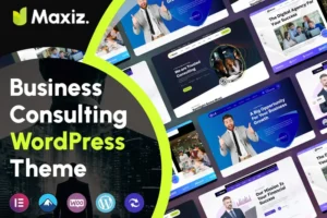 Mua Maxiz - Business Consulting WordPress Theme giá rẻ