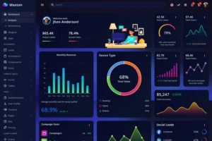 Mua Maxton - Bootstrap 5 Admin Dashboard Template giá rẻ