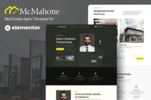 Mua McMahone - Real Estate Agent Elementor Template Kit giá rẻ