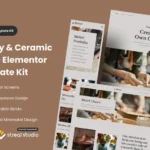 Mebel – Pottery & Ceramic Studio Elementor Template Kit