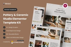 Mua Mebel - Pottery & Ceramic Studio Elementor Template Kit giá rẻ