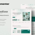 MedEase – Pharmacy & Medical Elementor Template Kit