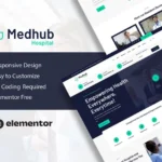 MedHub – Hospital & Medical Elementor Template Kit