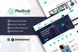 Mua MedHub - Hospital & Medical Elementor Template Kit giá rẻ