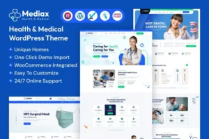 Mua Mediax - Health & Medical WordPress Theme giá rẻ