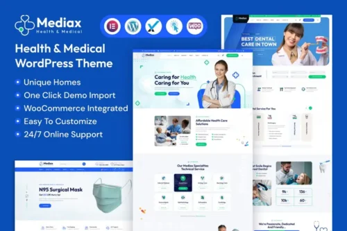 Mua Mediax - Health & Medical WordPress Theme giá rẻ