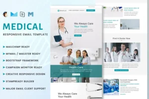 Mua Medical - Multipurpose Responsive Email Template giá rẻ