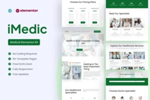 Mua Medicly - Medical Elementor Pro Template Kit giá rẻ