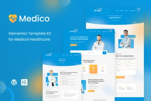 Mua Medico - Medical & Healthcare Elementor Template Kit giá rẻ