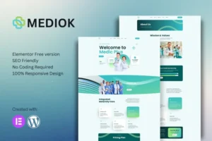 Mua Mediok - Medical Elementor Template Kit giá rẻ