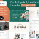 Medunit – Psychologists & Health Care Elementor Template Kit