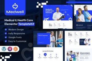 Mua Medwell - Medical & Health Care Elementor Template Kit giá rẻ