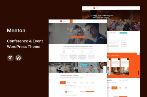 Mua Meeton - Conference & Event WordPress Theme giá rẻ