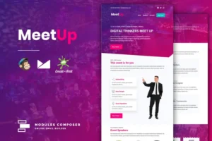 Mua MeetUp - Event / Conference Responsive Email giá rẻ