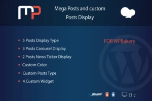 Mua Mega Posts Display for WPBakery giá rẻ