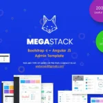 MegaStack – Bootstrap 4 & Angular JS Admin Panel