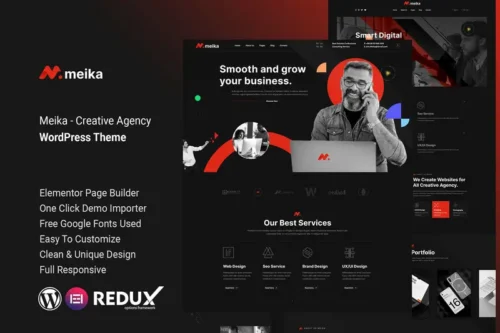Mua Meika – Creative Agency WordPress Theme giá rẻ