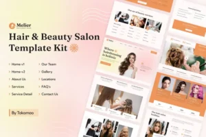 Mua Melier | Hair & Beauty Salon Elementor Template Kit giá rẻ