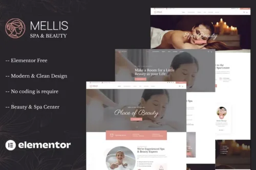 Mua Mellis - Beauty & Spa Elementor Template Kit giá rẻ