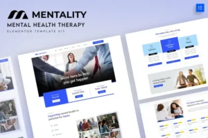Mua Mentality - Mental Health Therapy Elementor Template Kit giá rẻ