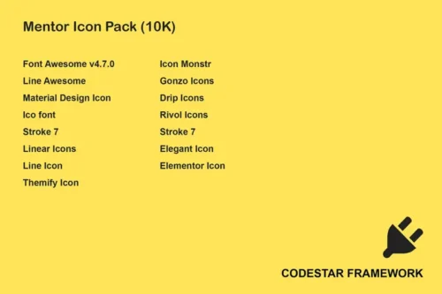 Mua Mentor Icon Pack for Codestar Framework giá rẻ