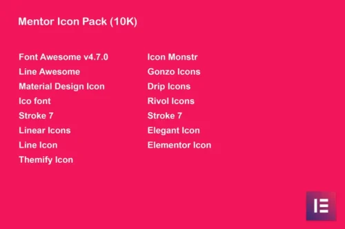 Mua Mentor Icon Pack for Elementor Page Builder giá rẻ