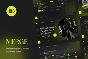 Mua Merge - Personal Portfolio & Resume WordPress Them giá rẻ
