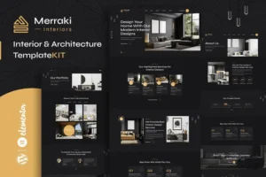 Mua Merraki - Interiors & Architecture Elementor Template Kit giá rẻ