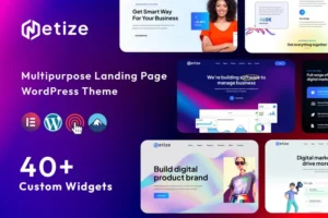 Mua Metize - Landing Page WordPress Theme giá rẻ
