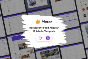 Mua Metor - Angular 19 Food POS Admin Template giá rẻ