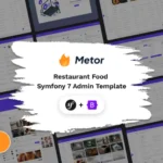 Metor – Symfony Restaurant Food POS Admin Template