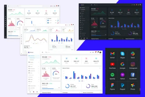 Mua Metoxi - Bootstrap 5 Admin Dashboard Template giá rẻ