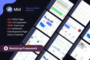 Mua Mid - Creative Dashboard Template giá rẻ