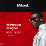 Mikael – Modern & Creative CV/Resume WP Theme