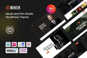 Mua Miker - Movie and Film Studio WordPress Theme giá rẻ