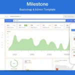 Milestone – Bootstrap 4 Admin Template