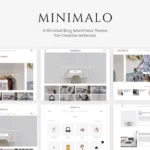 Minimalo – A Minimal Blog WordPress Theme