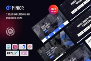 Mua Minior - IT Solutions & Technology WordPress Theme giá rẻ
